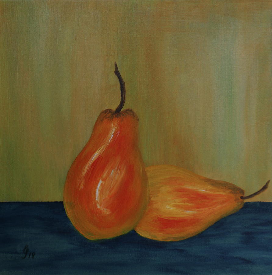 Pears Painting by Christiane Schulze Art And Photography