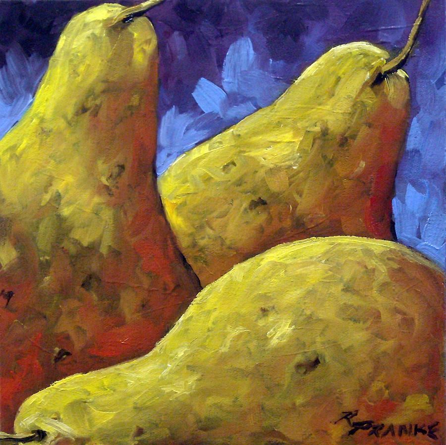 Pears for You Painting by Richard T Pranke