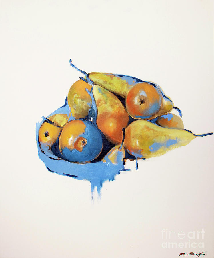 Pears Painting by Lin Petershagen