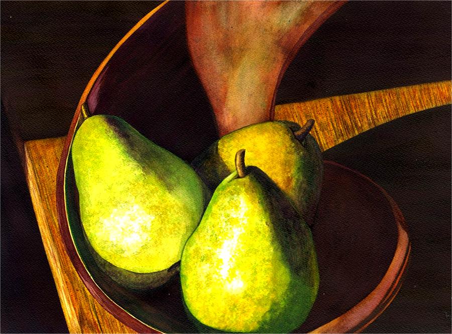 Pears No 1 Painting by Catherine G McElroy