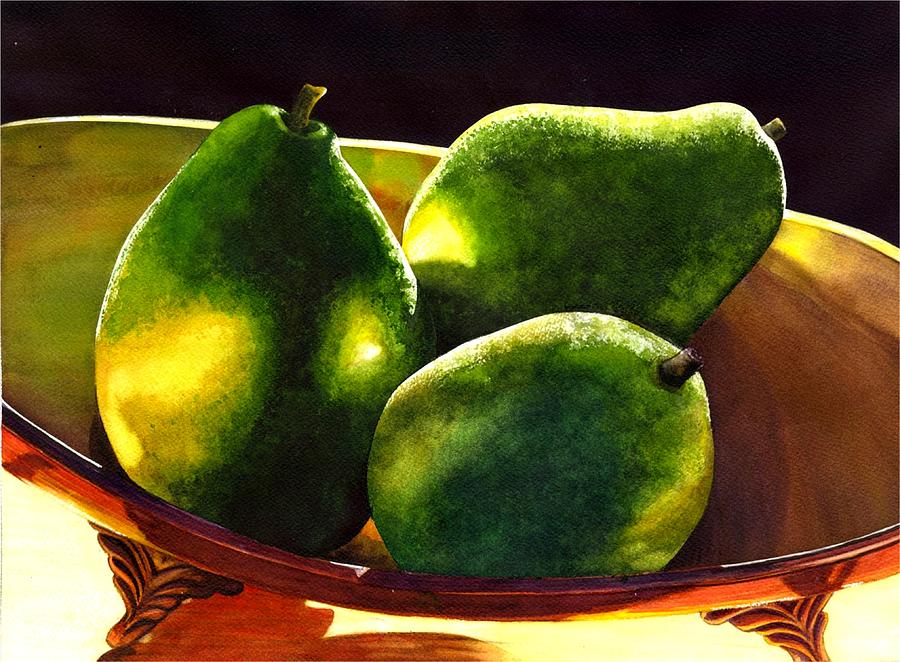 Pears No 2 Painting by Catherine G McElroy