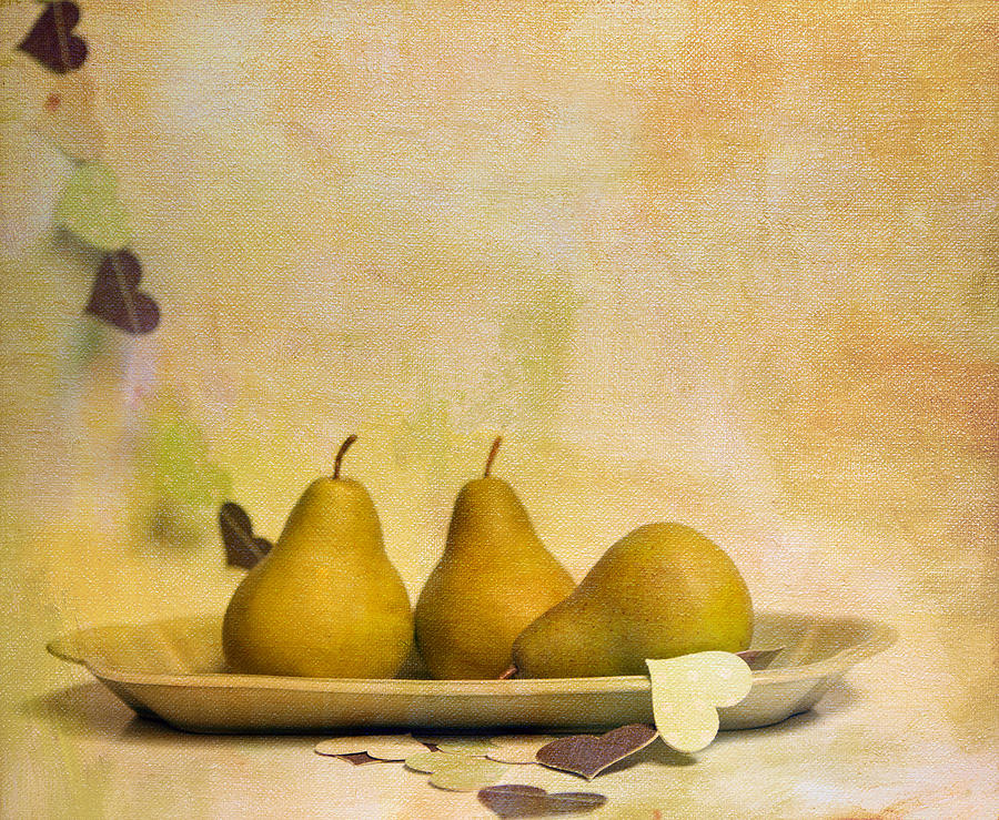 Pears Photograph by Rebecca Cozart