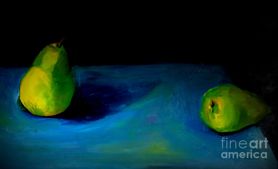 Pears Unpaired Painting by Daun Soden-Greene
