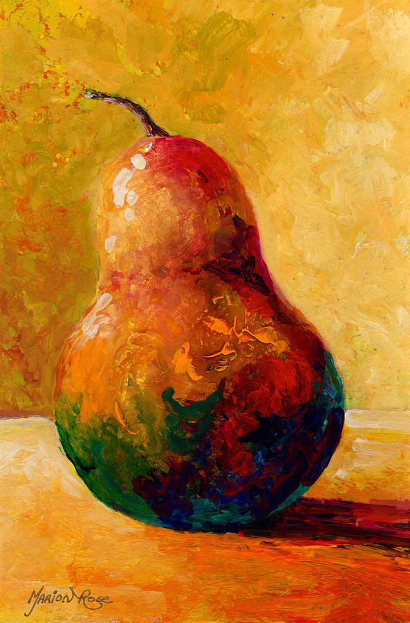 Pear Painting - Pearsonality by Marion Rose
