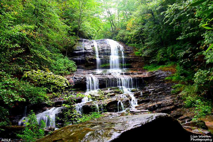 Pearsons Waterfall Photograph by Lisa Wooten