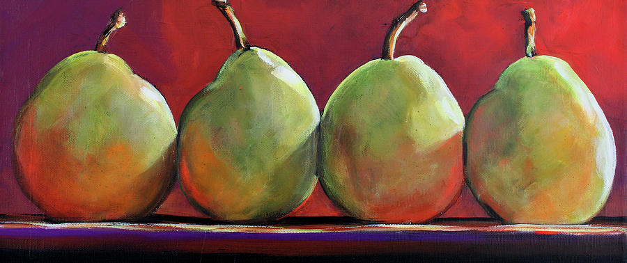 Pear Painting - Peartastic by Toni Grote