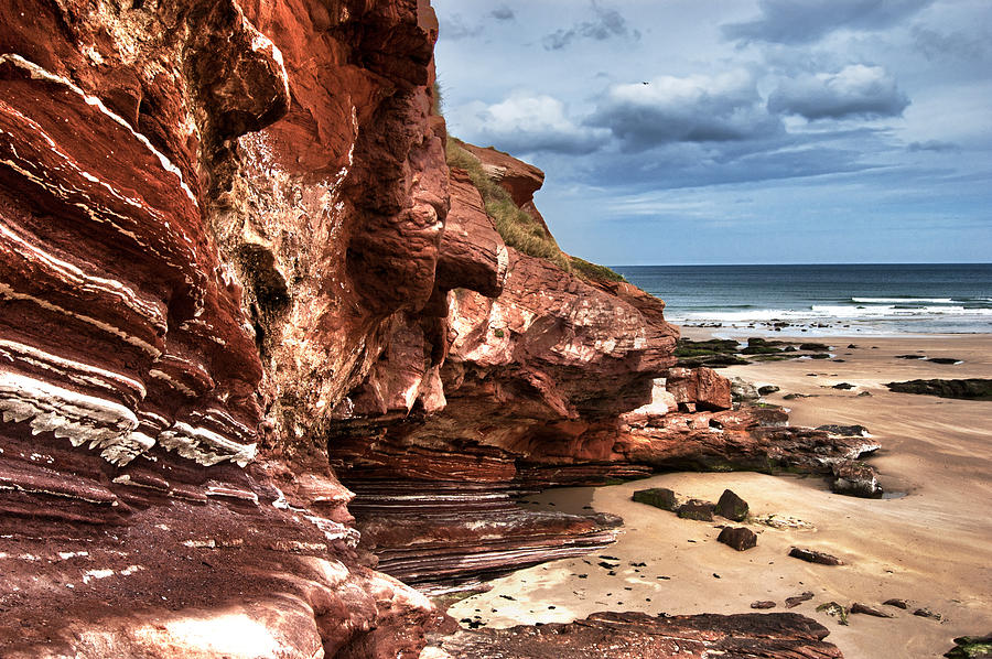 Pease Bay Scotland Photograph by Paul Prescott | Fine Art America