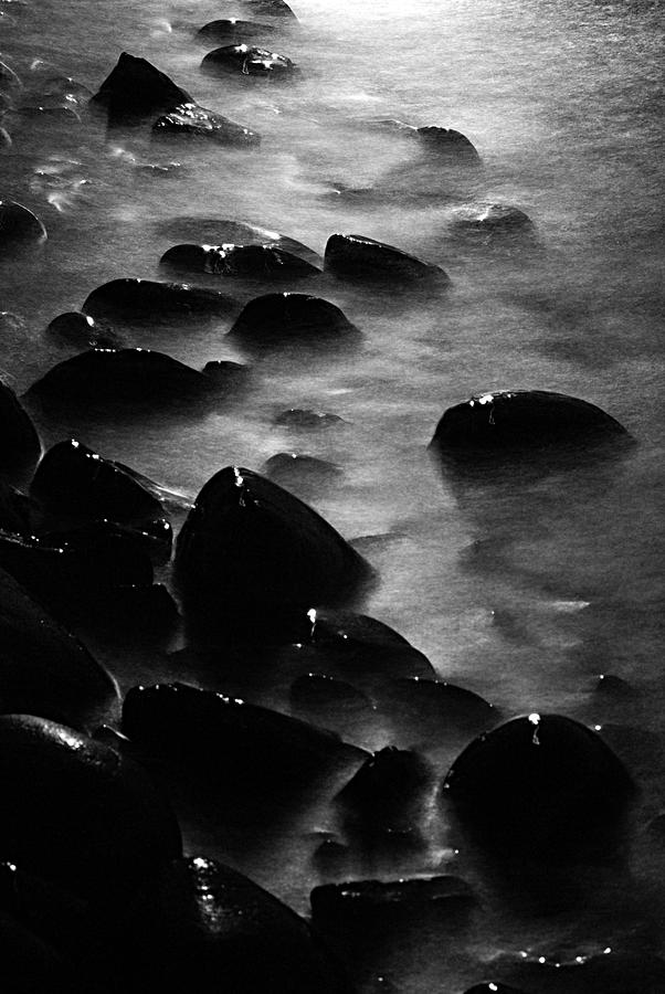Pebble Beach by Moonlight Photograph by Larry Ricker