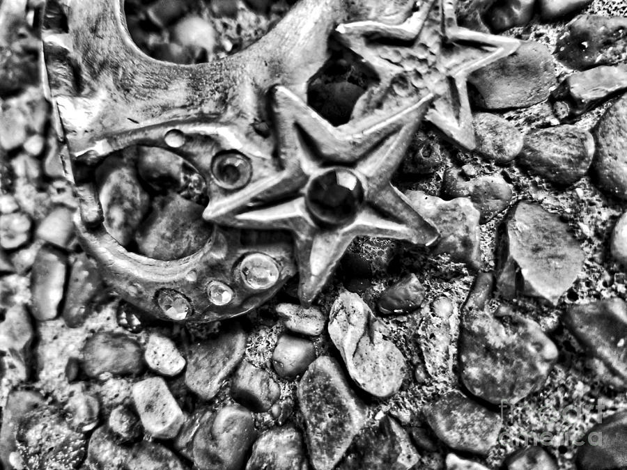 Pebbles And Pewter Photograph