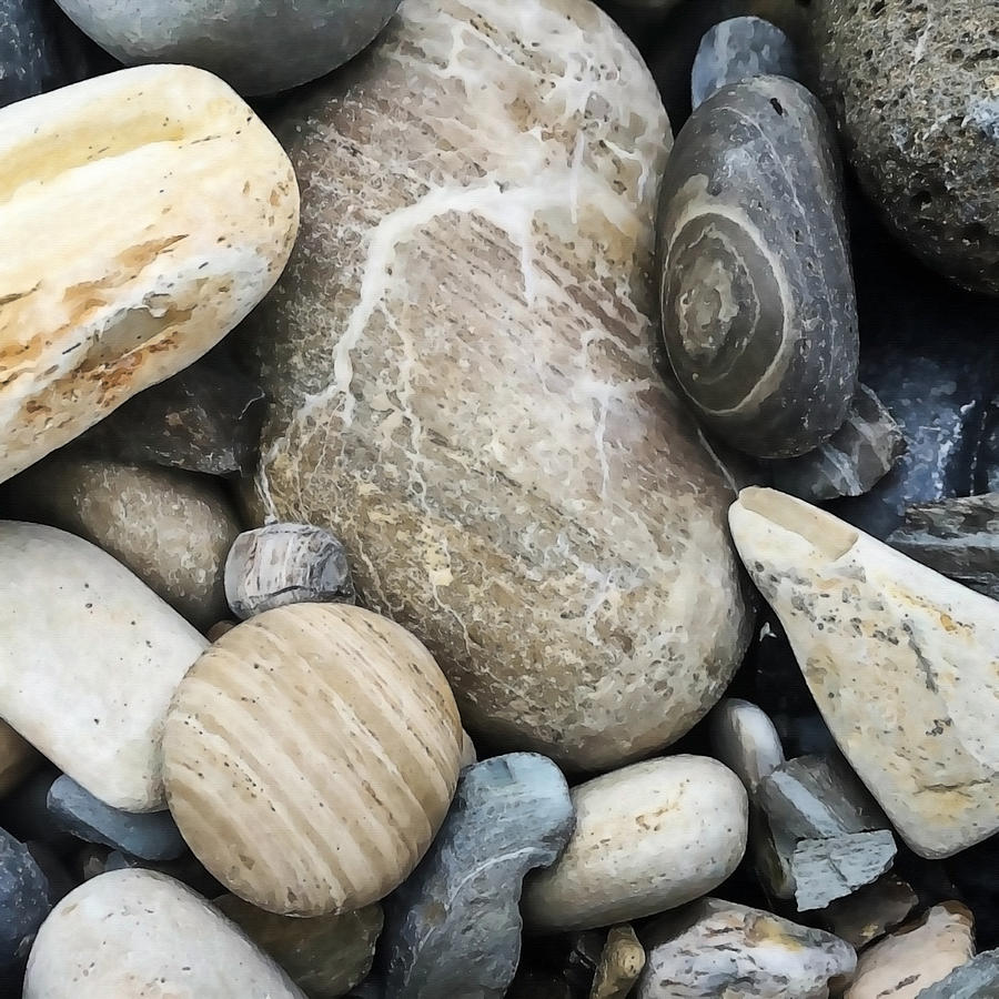 Pebbles and Rocks Photograph by Art Block Collections