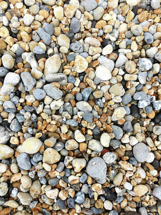 Abstract Photograph - Pebbles background image  by Tom Gowanlock