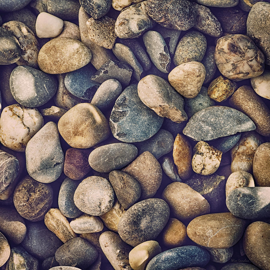 Pebbles Photograph - Pebbles by Wim Lanclus
