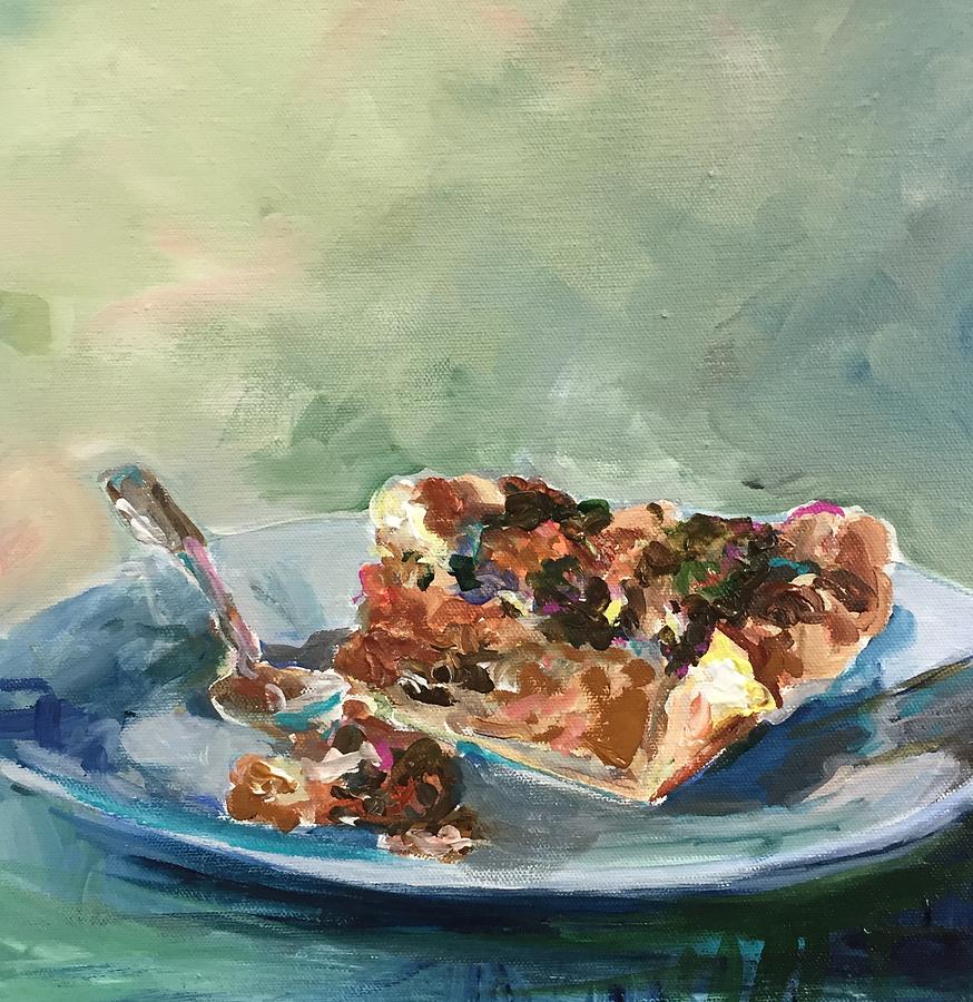 Pecan Pie Painting by Karen Ahuja
