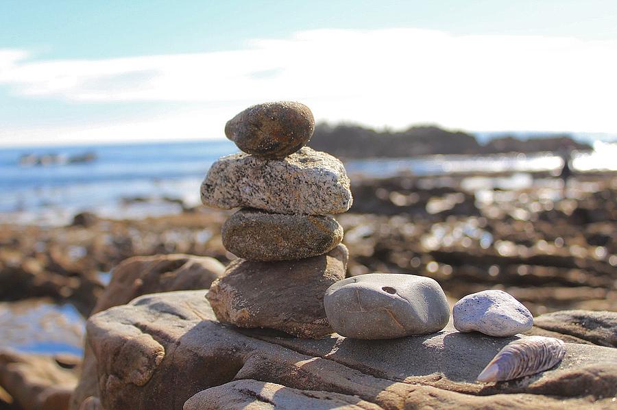 Peceful Zen Rocks Photograph by Brian Eberly