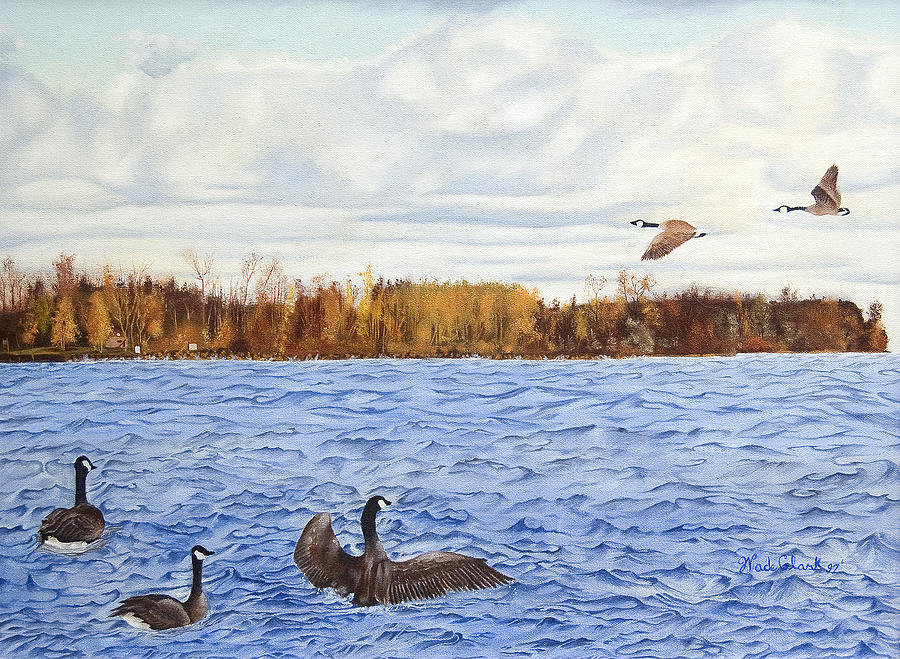 Peche island canadas Painting by Wade Clark