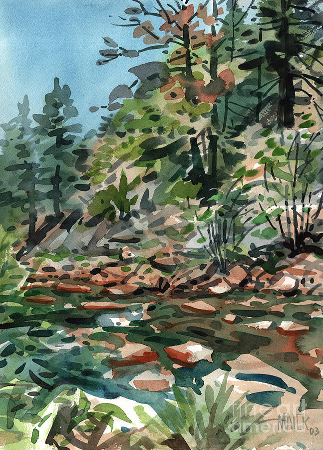 Landscape Painting - Pecos River by Donald Maier