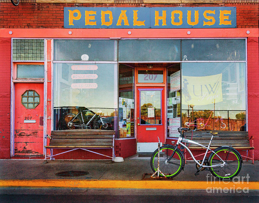 Pedal House of Laramie Photograph by Craig J Satterlee