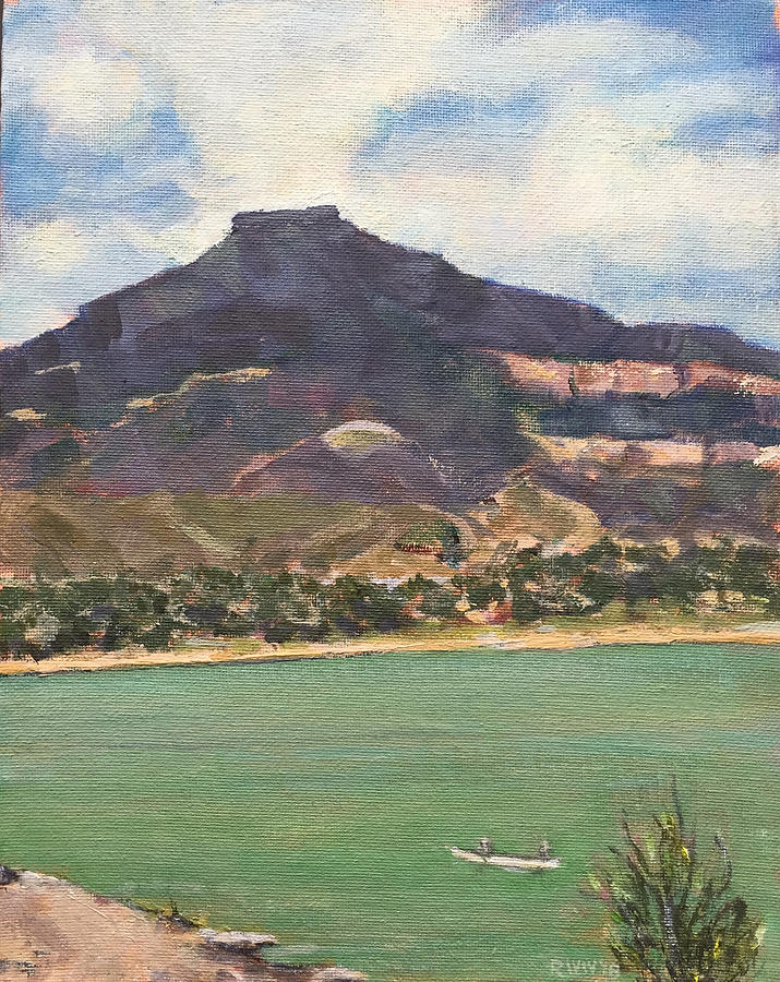 Pedernal Mountain Painting by Richard Willson