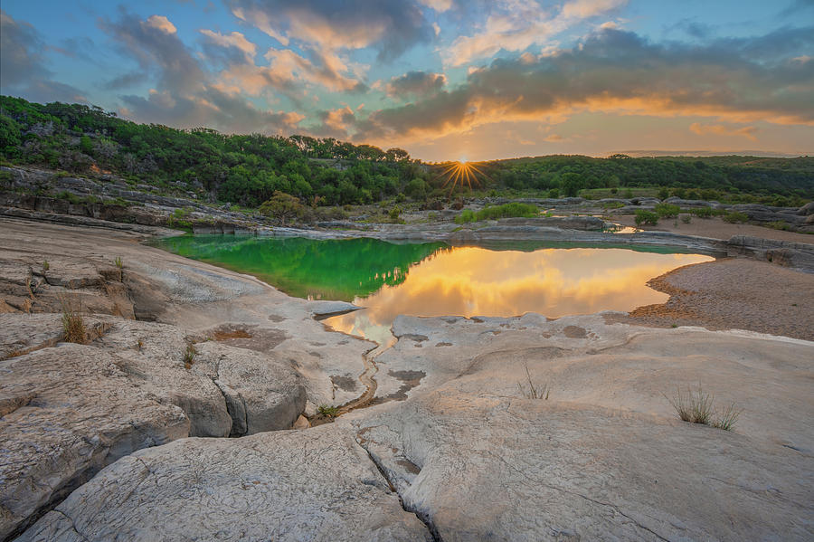 Pedernales River Sunrise Texas Hill Country 8251 Photograph By Rob Greebon Pixels 2459