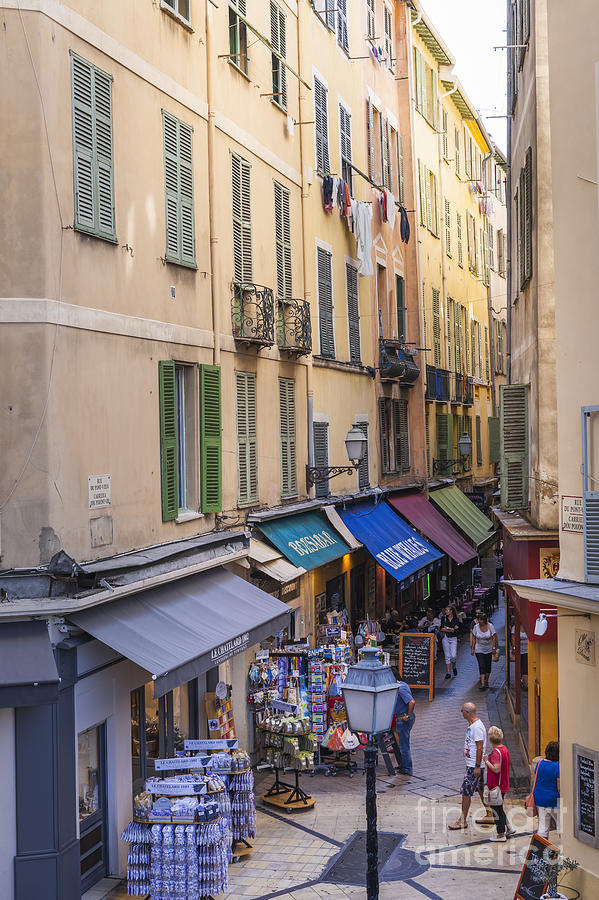 Street in Old Nice Photograph by Elena Elisseeva