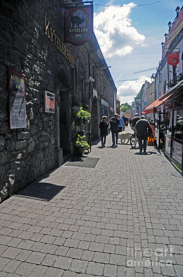 Pedestrian street in Kilkenny Photograph by Cindy Murphy - NightVisions 