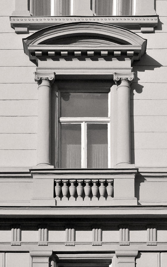 Pedimented Window Budapest Photograph by James Dougherty Pedimented Window Budapest Photograph by James Dougherty