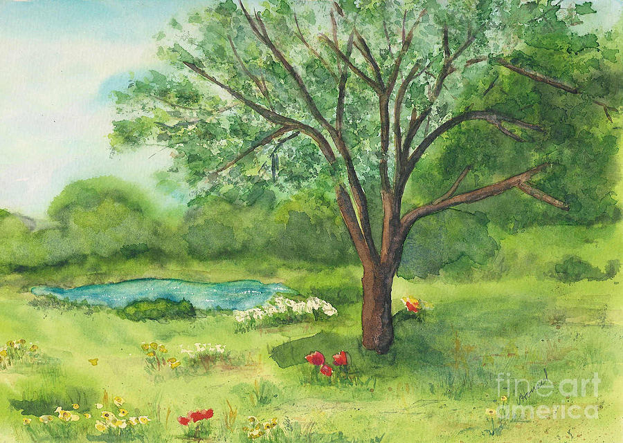 Pedros Tree Painting by Vicki  Housel