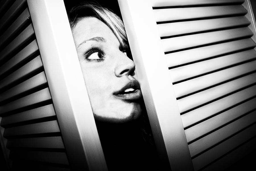 Woman Photograph - Peek-A-Boo by Ryan Smith Woman Photograph - Peek-A-Boo by Ryan Smith