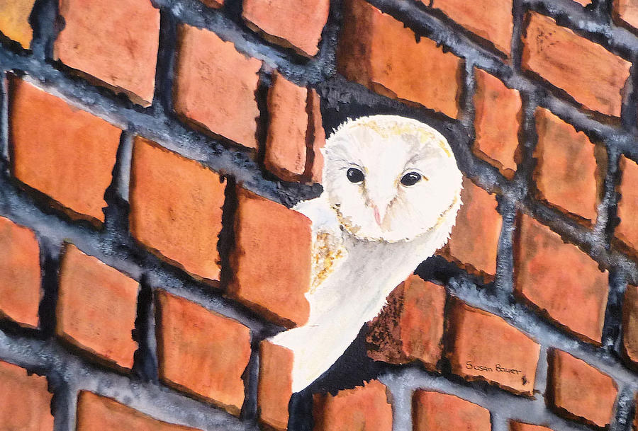 Peek-a-Boo Painting by Susan Bauer