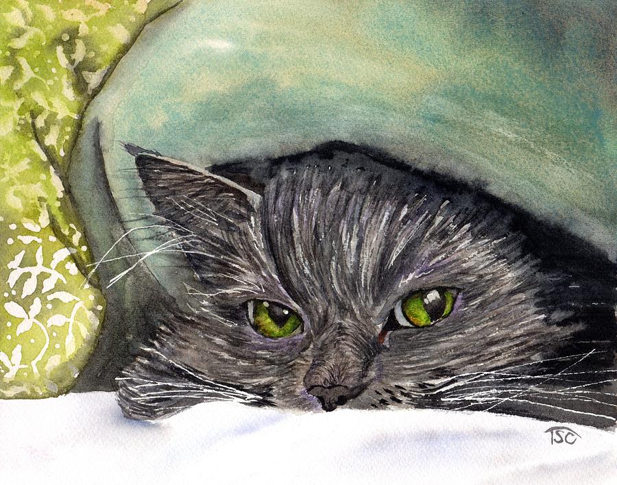 Peek-a-boo Painting by Tammy Crawford