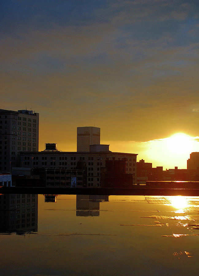 Cleveland Photograph - Peeking Sun by Tom Kilbane