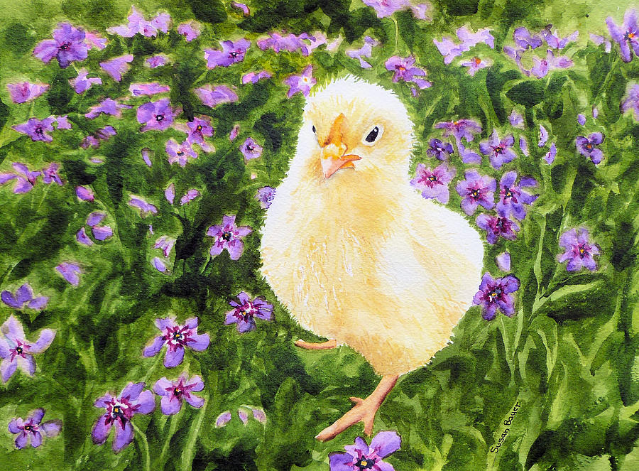 Peep Painting by Susan Bauer