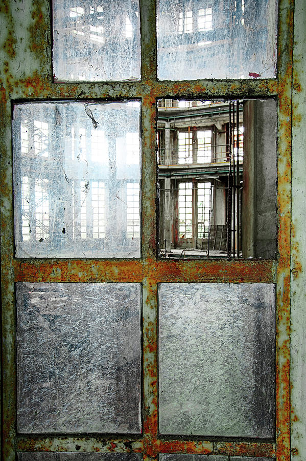 Peeping Inside Factory Hall - Urban Decay Photograph by Dirk Ercken
