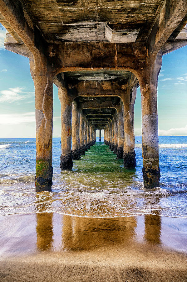 Peer under the Pier Photograph by Michael Hope