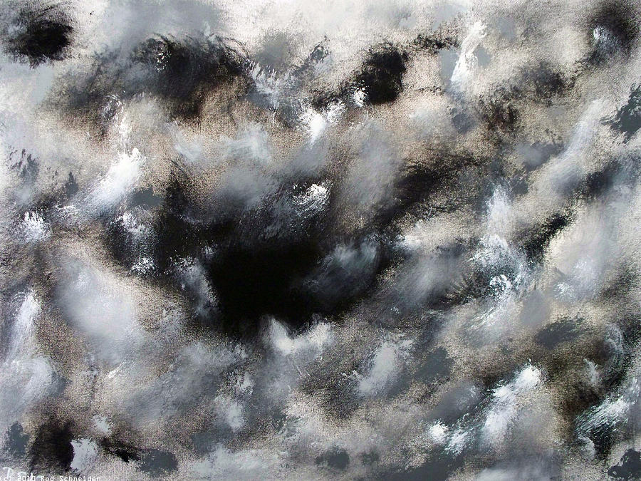Abstract Painting - Peering into the void by Rod Schneider Abstract Painting - Peering into the void by Rod Schneider