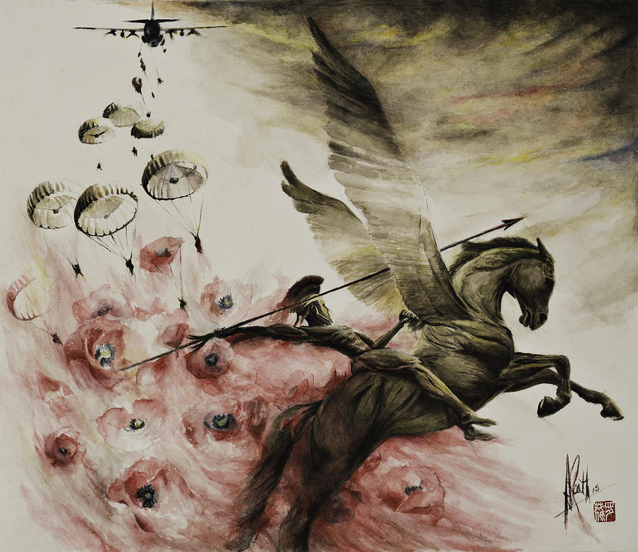 Pegasus Painting - Pegasus by Alan Kirkland-Roath