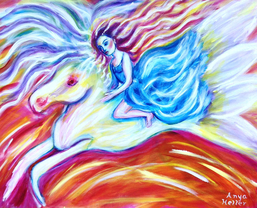 Pegasus Painting by Anya Heller