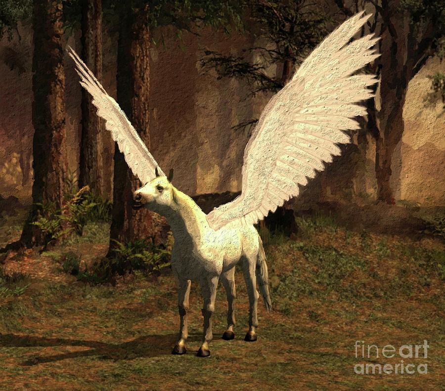 Pegasus Calling Painting