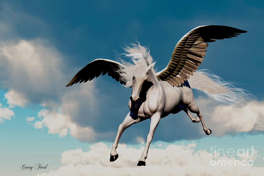 Pegasus Painting by Corey Ford