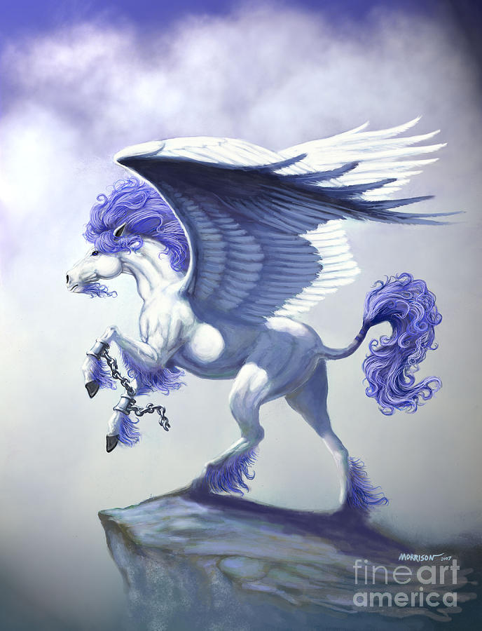 Pegasus Unchained Digital Art by Stanley Morrison