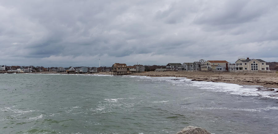 Peggoty Beach in Scituate Massachusetts Photograph by Brian MacLean
