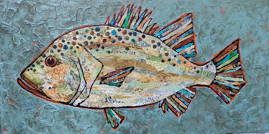 Peggy the Perch Painting by Phiddy Webb