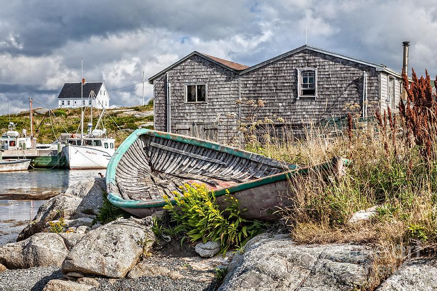 Boat Photograph - Peggys Cove by Gene Healy