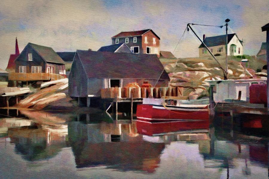 Peggys Cove Painting by Jeffrey Kolker
