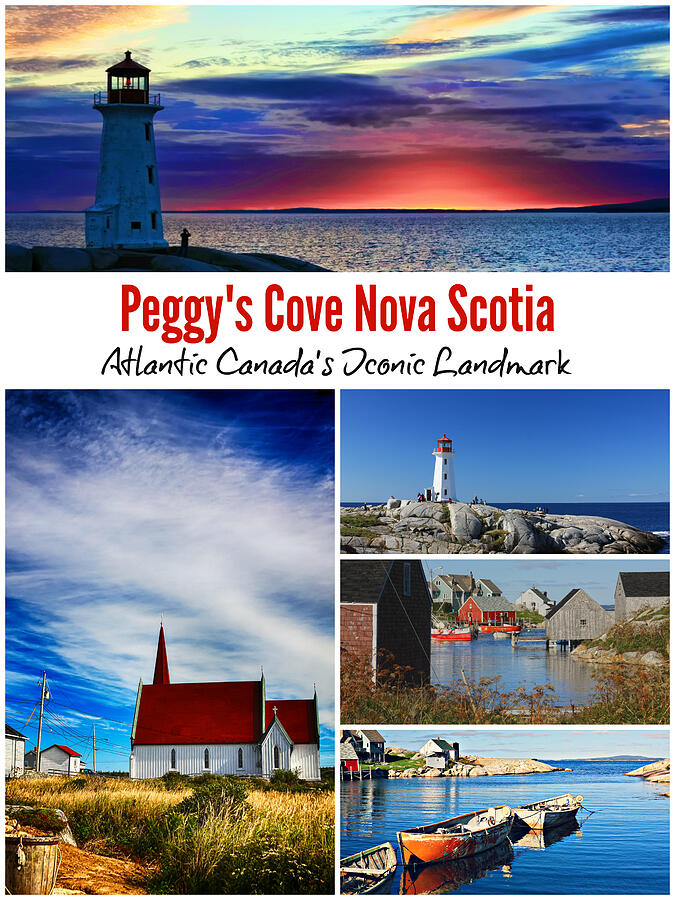 Peggys Cove, Nova Scotia Poster Photograph by Tatiana Travelways