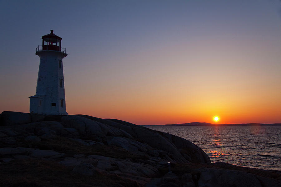 Peggys Cove Sunset Photograph By Bill Lindsay Fine Art America 9084