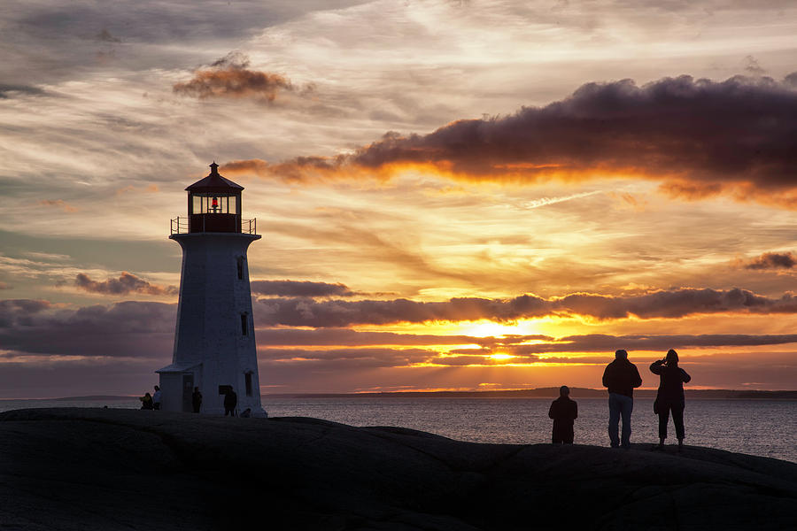 Peggy's Cove Sunset Photograph by George Druin - Pixels