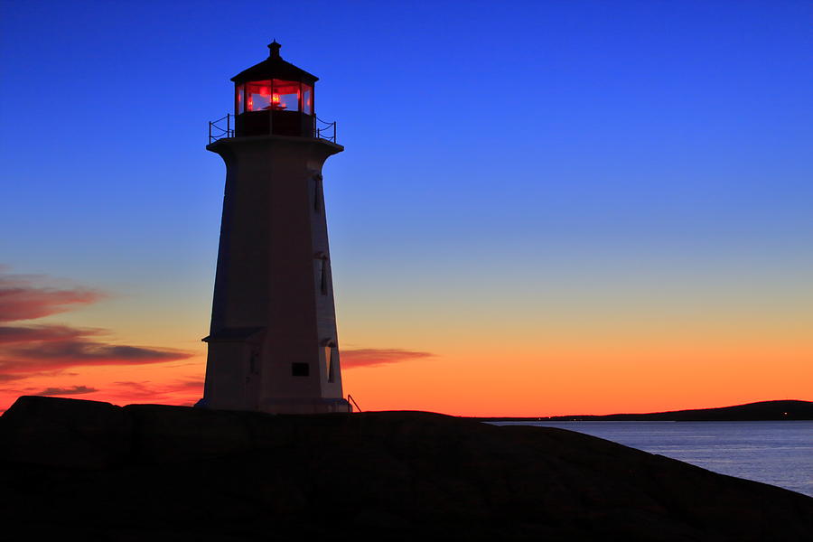 Peggys Point Lighthouse, Nova Scotia Photograph by Gary Corbett