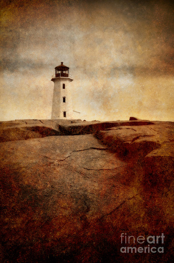 Peggys Point Lighthouse Photograph by Venetta Archer