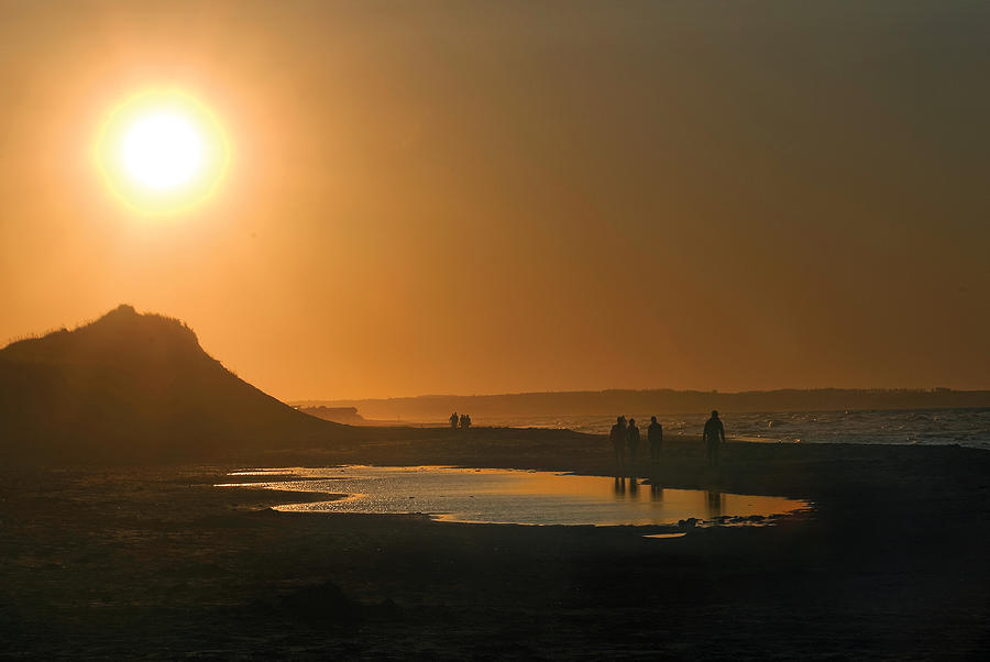 PEI Cavendish Beach Sunset Photograph by Steve Somerville
